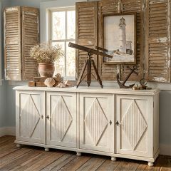 Coastal Classics 4 Door Sideboard Cabinet