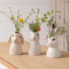 Sweet Bunny Flower Vase Set of 3