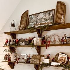 A Gentleman's Sleigh Ride Landscape Canvas Printed Sign