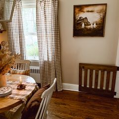 A Haunting At The Barn Printed Canvas Wall Art