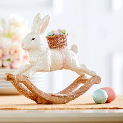 Rabbit Rocking Horse Tabletop Decor