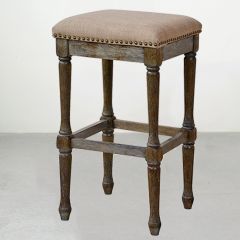 Hopsack Top Bar Stool