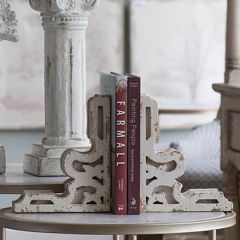 Farmhouse Finish Wood Bookends