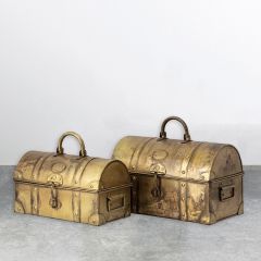 Iron Toolbox Keepsake Chest Set of 2