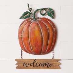 Pumpkin Welcome Sign