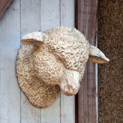 Lamb Head Wall Mount