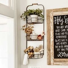 Wall Mounted 3 Tier Basket Organizer