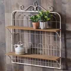 Garden Gate Wall Shelf