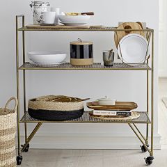 3 Tier Industrial Magazine Cart