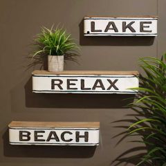 Vacation Word Wall Shelves Set of 3