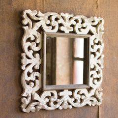 Ornate Square Frame Mirror