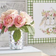 Rose Arrangement in Vase