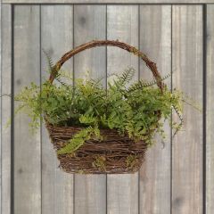 Faux Fern in Basket