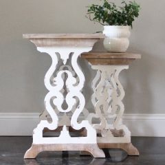 Rustic Farmhouse Nesting Tables Set of 2