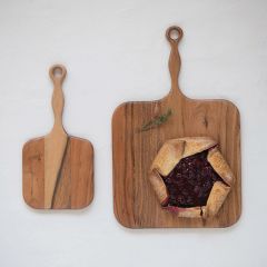 Acacia Wood Paddle Serving Board