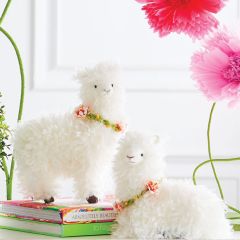 Sweet Spring Llama Figure Set of 2