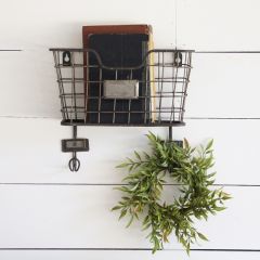 Industrial Wall Pocket Organizer