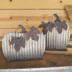 Tabletop Pumpkin Decor Set of 2