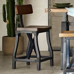 Industrial Farmhouse Counter Stool