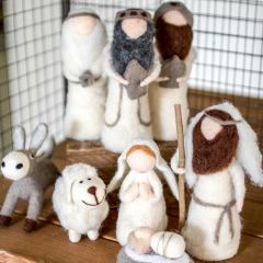 Felt Nativity Figurines Set of 8