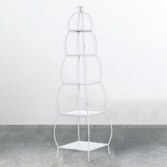 Pale Tiered Iron Shelf
