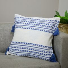 Pretty Pattern Tasseled Square Pillow Cover Set of 2