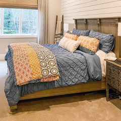 5 Piece Pintuck Comforter Set