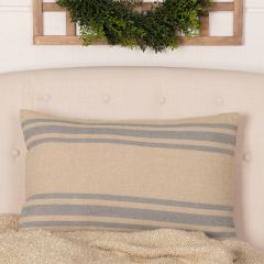 Farmhouse Grain Sack Stripe Pillow