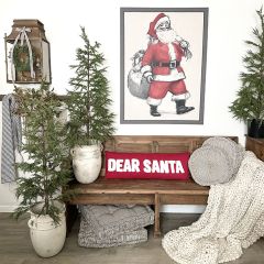 AFH Exclusive Dear Santa Gallery Wrapped Wall Art