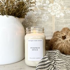 AFH Exclusive Fall Scented 16oz Mason Jar Candle