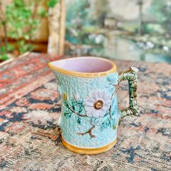 AFH True Vintage Posy Majolica Pitcher