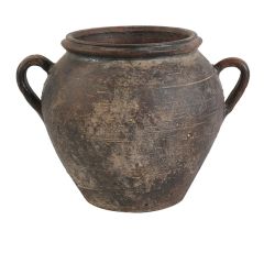Aged Double Handle Creole Pot