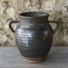 Aged Dripped Glazed Jardiniere 10 inch