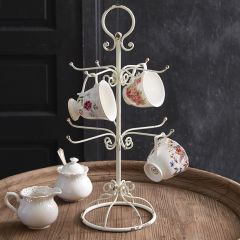 Aged Elegance 12 Hook Mug Rack