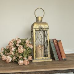 Aged Elegance Farmhouse Candle Lantern