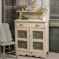Aged Elegance Farmhouse Hutch