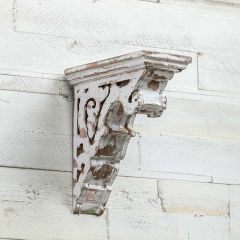 Aged Elegance Wooden Corbel