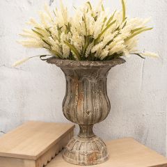 Aged Fluted Planter Urn