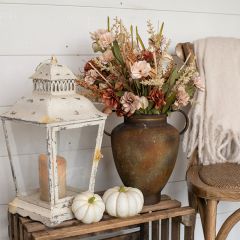 Aged Handled Urn Vase