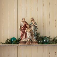 Aged Holy Family Statue