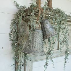 Aged Old Metal Bell Set of 2