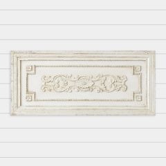 Aged Wood Bead Architectural Wall Decor