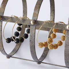 All In Knots Hoop Earrings Set of 2