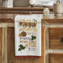 All Things Fall Cotton Tea Towel Set of 2