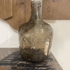 Amber Glass Olive Oil Demijohn