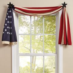 American Flag Table Runner Swag