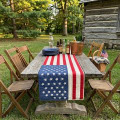 American Flag Table Runner