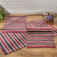 Americana Woven Chindi Rug