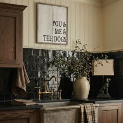 And The Dogs Wall Sign