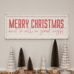 And To All A Good Night Metal Wall Sign